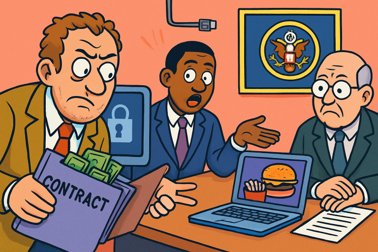 Burger-lers Redefining ‘Dumb’ and Lose Government Contracts
